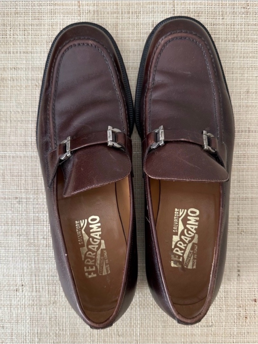 Men’s Brown Ferragamo Loafer in Size 8
